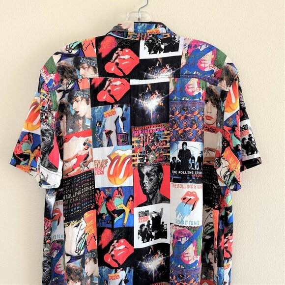 The Rolling Stones Album Cover Short Sleeve Button Down Shirt - Picture 7 of 8